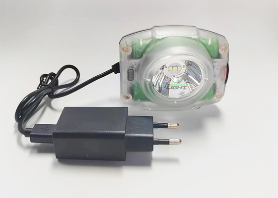 چراغ های معدنچی بی سیم LED قابل حمل، چراغ های پیشانی معدن 528 لومن 7Ah IP68، چراغ معدن زغال سنگ