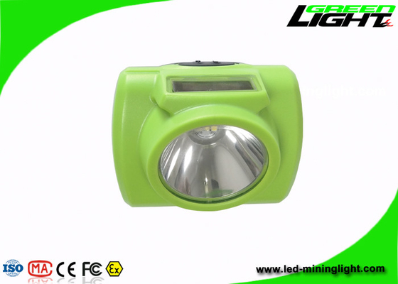 200 گرم چراغ LED معدن با وزن سبک 6.8Ah Li - باتری یونی با رنگ سبز