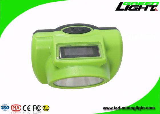 200 گرم چراغ LED معدن با وزن سبک 6.8Ah Li - باتری یونی با رنگ سبز