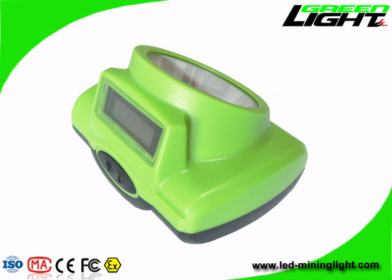 200 گرم چراغ LED معدن با وزن سبک 6.8Ah Li - باتری یونی با رنگ سبز