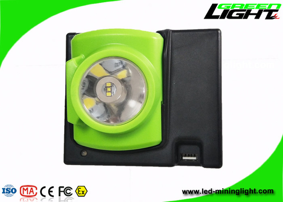 روشنایی قوی 15000lux Miners Cap Lamp 1.78 Watt 4 ساعت زمان شارژ با درگاه شارژ USB مغناطیسی