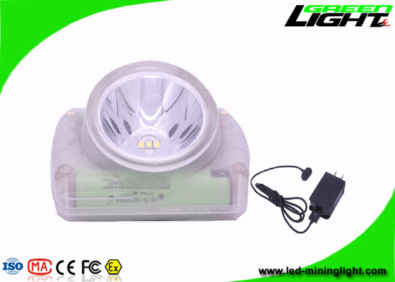 480mA Miners Cap Lamp مدت زمان طولانی کار با صفحه نمایش دیجیتال OLED USB قابل حمل 4 ساعت شارژ سریع