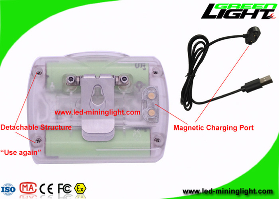 چراغ درپوش بی سیم ماینرها همه در یک ساختار با شارژر USB / صفحه نمایش Oled