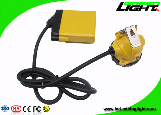 25000 Lux High Light Corded Led Mining Headlamp Anti Explosive IP68 ضد آب