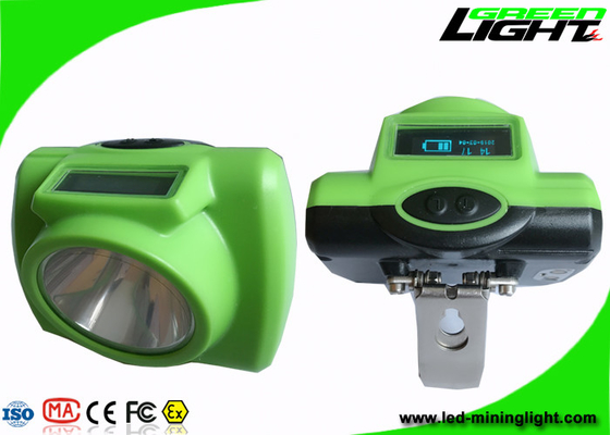 مینرهای قابل شارژ شارژی چراغ جلو چراغ ایمنی ضد انفجار 3.7V رنگ سبز