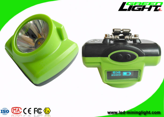 13000lux چراغ درپوش بی سیم معدن IP68 شارژ USB ضد آب با صفحه OLED