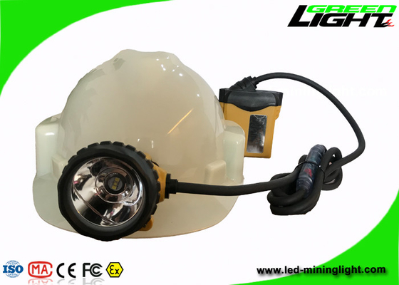 چراغ های LED کلاه سخت معدن قابل شارژ IP68 Water Proof 25000lux با ظرفیت 10.4Ah