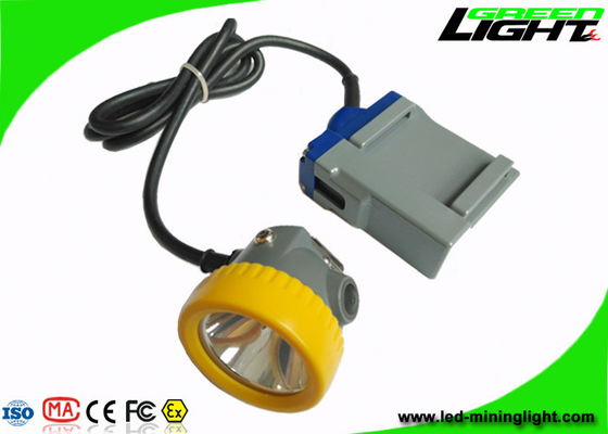 6.6Ah باتری لیتیوم یون LED Mining Light 15000lux چراغ تابشی با چراغ بالا