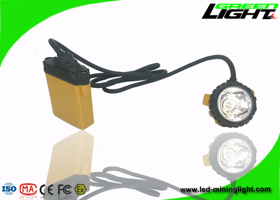 چراغ معدن LED کلاه سخت چراغ ABS ماده 25000Lux روشنایی 13-15 ساعت زمان کار