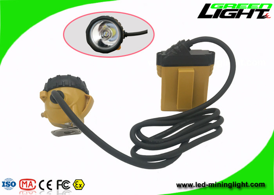 چراغ معدن LED کلاه سخت چراغ ABS ماده 25000Lux روشنایی 13-15 ساعت زمان کار