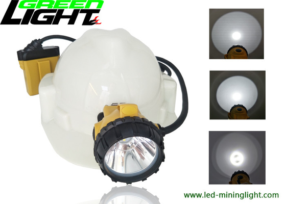 25000 Lux Corded Miners Cap Lamp 10.4Ah Cup Lighting Aluminium Cup with Perfect Light Spot ضد آب IP68