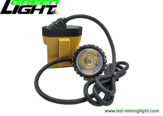 25000 Lux Corded Miners Cap Lamp 10.4Ah Cup Lighting Aluminium Cup with Perfect Light Spot ضد آب IP68