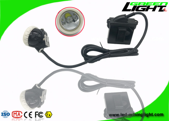 چراغ درپوش LED معدن ABS IP68 6.6Ah Li - باتری یونی روشنایی 10000lux