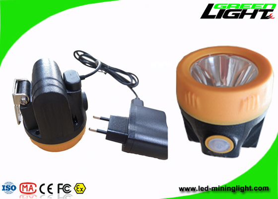 ظرفیت باتری قابل شارژ معدنچی سبک وزن چراغ درپوش بی سیم ABS Material 3.8Ah