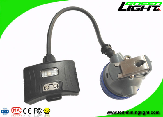 چراغ درپوش معدن نیمه سیم دار 10000Lux 5.2Ah ظرفیت بزرگ سبک IP68 ضد آب
