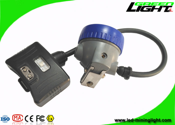 چراغ درپوش معدن نیمه سیم دار 10000Lux 5.2Ah ظرفیت بزرگ سبک IP68 ضد آب