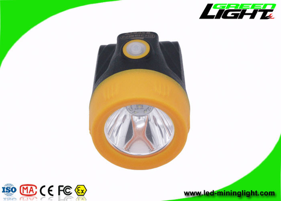 3.8Ah Capacity Miners Cap Lamps Cordless 10000lux برای استخراج سایت ایمنی روشنایی