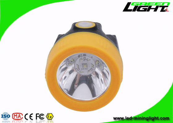 3.8Ah Capacity Miners Cap Lamps Cordless 10000lux برای استخراج سایت ایمنی روشنایی
