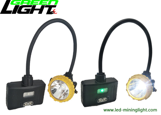 چراغ درپوش معدن نیمه سیم دار GLS12-A 6.8Ah باتری لیتیوم پلیمر 25000lux روشنایی قوی با جام نور آلومینیوم