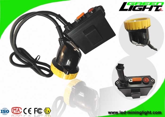 3.7W High Lumen Coal Miners Lamp 50000 Lux IP67 ظرفیت باتری بزرگ ضد آب 11.2Ah