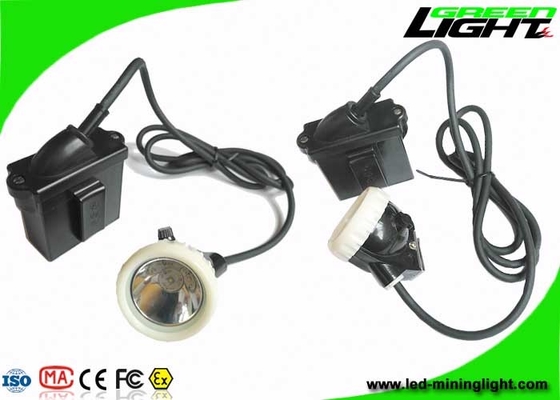 ظرفیت باتری چراغ چراغ معدنی LED پرتوی Corded Cree Cree LED 10000lux 6.6Ah