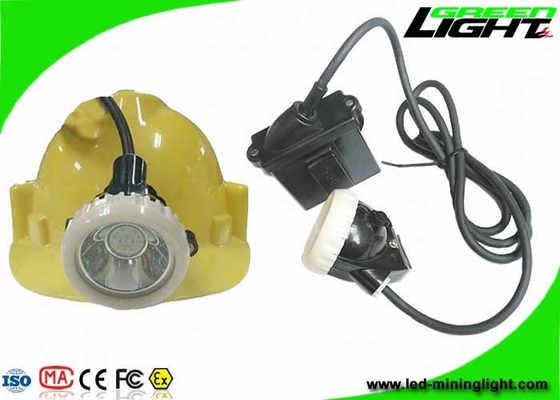چراغ های درپوش معدنی IP67 LED ، چراغ های جلو قابل شارژ زیرزمینی 10000lux 6.6Ah