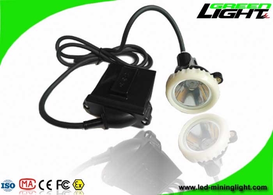 چراغ های درپوش معدنی IP67 LED ، چراغ های جلو قابل شارژ زیرزمینی 10000lux 6.6Ah