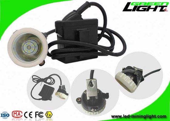 چراغ های درپوش معدنی IP67 LED ، چراغ های جلو قابل شارژ زیرزمینی 10000lux 6.6Ah