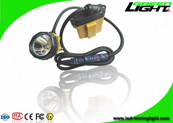 10.4Ah سامسونگ باتری استخراج چراغ کلاه سخت 25000lux روشنایی 348lum
