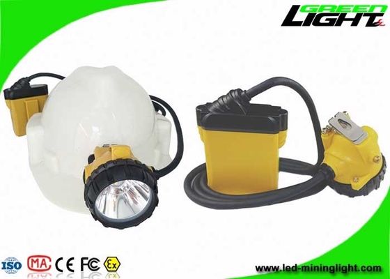 IP68 25000lux چراغ های معدن LED ضد انفجار 348lum 10.4Ah باتری SAMSUNG