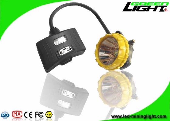 چراغ جلو LED شارژی نیمه سیم دار 15000lux 6.8Ah ظرفیت بزرگ IP68 1.7W