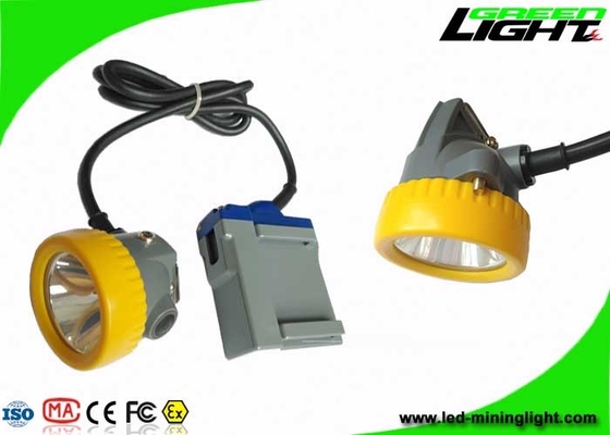 1000 چرخه باتری استخراج چراغ های هدایت شده با کلاه سخت 15000lux