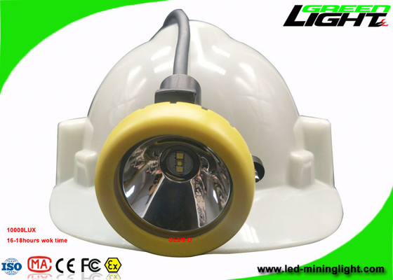 روشنایی درپوش IP68 Mining Corded 10000Lux روشنایی با پشتیبانی از شارژ USB کابل