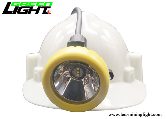 PC Material Miners Cap Lamp 1.65m طول کابل فوق العاده ضد آب باتری 6.6Ah