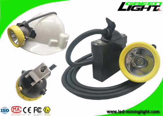 عملکرد SOS Mining Cap Lights چراغ ایمنی قابل شارژ چراغ LED 10000lux روشنایی