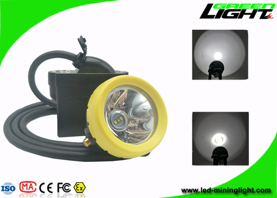 چراغ استخراج زیرزمینی LED 10000lux 6.6Ah باتری قابل شارژ با هشدار کم مصرف
