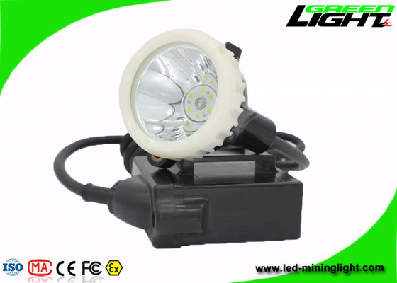 IP67 Miners Helmet Light 10000lux قابل شارژ 6.6 Ah برای صنایع معدنی