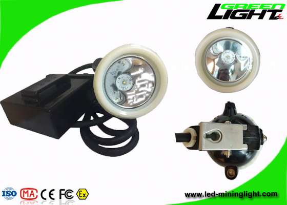 IP67 Miners Helmet Light 10000lux قابل شارژ 6.6 Ah برای صنایع معدنی
