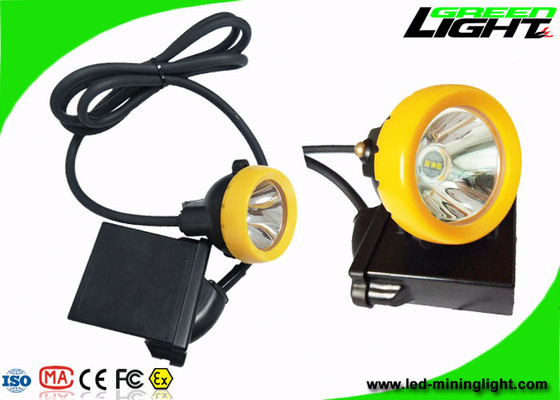 Cree Source LED Mining Light IP68 10000lux 6.6Ah باتری با دکمه سیلیکون