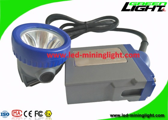 IP68 Waterproof Led Miners Cap Lamp 1.67 Watt 6.6Ah باتری قابل شارژ لیتیوم یونی