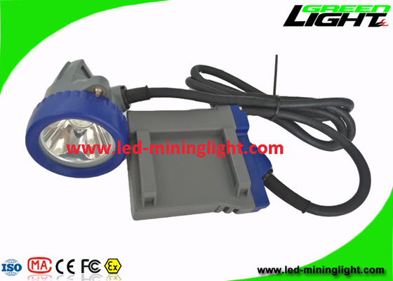 IP68 Waterproof Led Miners Cap Lamp 1.67 Watt 6.6Ah باتری قابل شارژ لیتیوم یونی