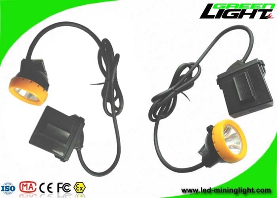 ضد انفجار LED Miners Helmet Light IP68 7.8Ah Li - Ion Battery 10000lux Brightness