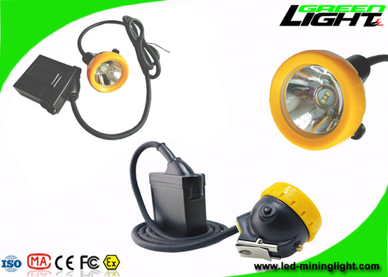 ضد انفجار LED Miners Helmet Light IP68 7.8Ah Li - Ion Battery 10000lux Brightness