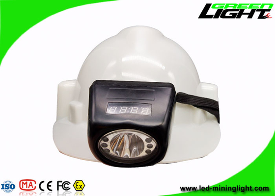 صفحه نمایش دیجیتال استخراج چراغ کلاه سخت قابل حمل وزن سبک IP68 8000lux بی سیم