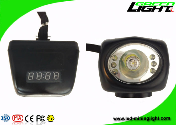 صفحه نمایش دیجیتال استخراج چراغ کلاه سخت قابل حمل وزن سبک IP68 8000lux بی سیم