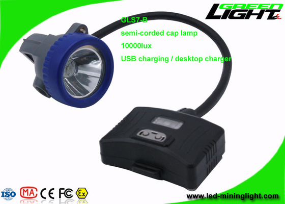 چراغ های فلزی معدن نیمه سیم دار 10000Lux مقاوم در برابر جمع و جور با 1 نور اصلی 6 SMD