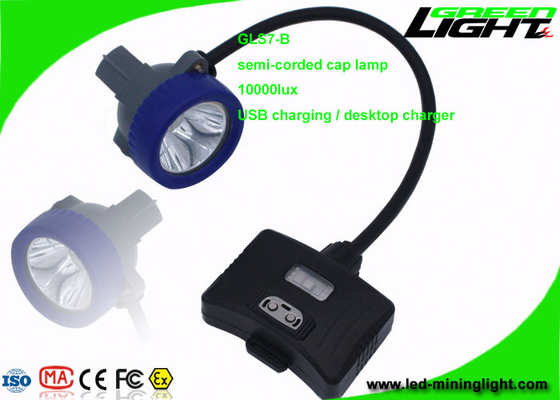چراغ های فلزی معدن نیمه سیم دار 10000Lux مقاوم در برابر جمع و جور با 1 نور اصلی 6 SMD