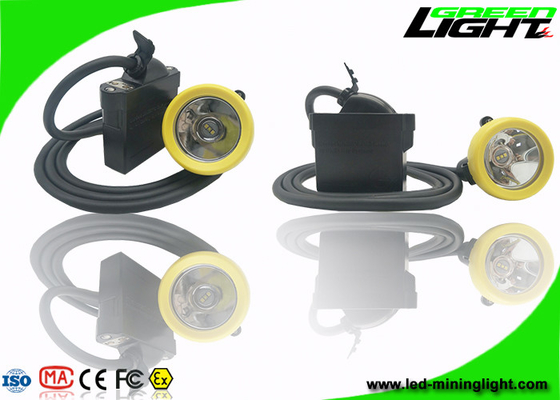 1.67W IP68 Miners Helmet Light 10000lux روشنایی شارژر USB 1 سال گارانتی