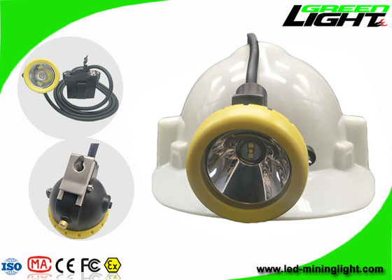 1.67W IP68 Miners Helmet Light 10000lux روشنایی شارژر USB 1 سال گارانتی