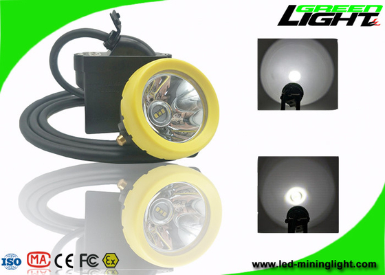 1.67W IP68 Miners Helmet Light 10000lux روشنایی شارژر USB 1 سال گارانتی